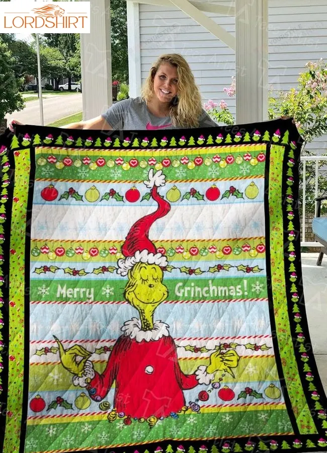 Grinch Quilt Blanket 01427