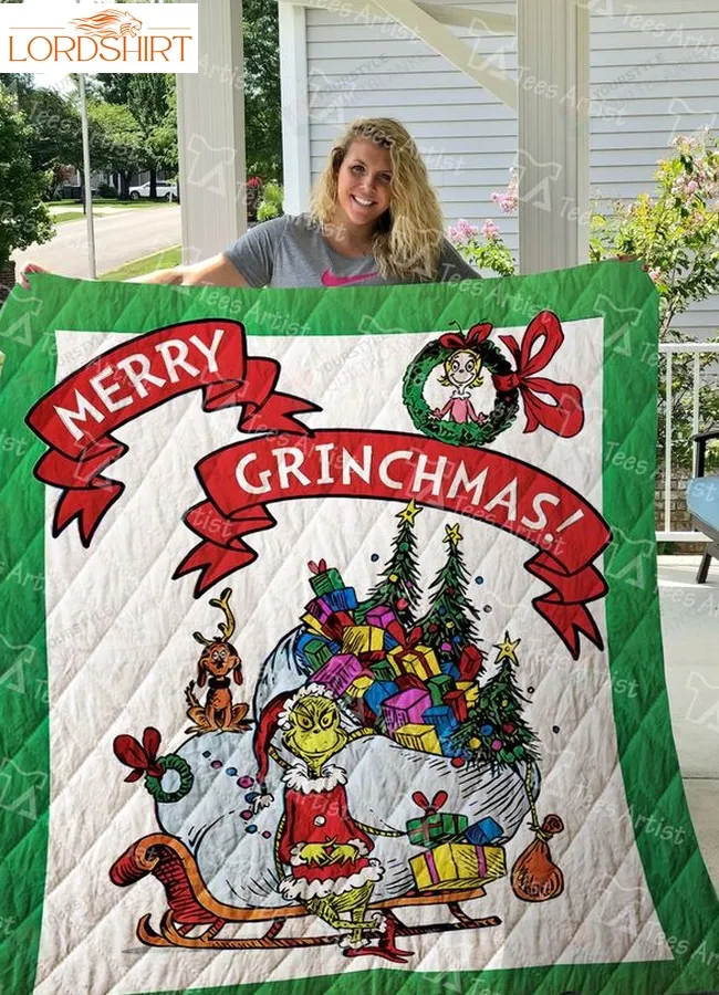 Grinch Quilt Blanket 05