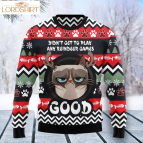 Grumpy Cat Good T3010 Ugly Christmas Sweater