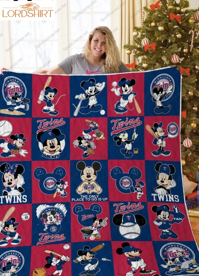 H &8211 Minnesota Twins Mickey Dn Quilt Blanket