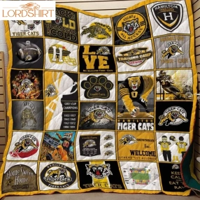 Hamilton Tiger Cats 3D Customized Quilt Blanket