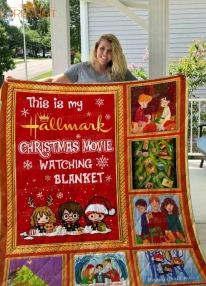 Harry Potter Christmas 3D Quilt Blanket