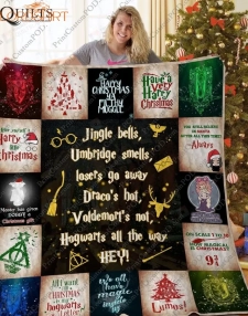 Harry Potter Christmas Quilt Blanket