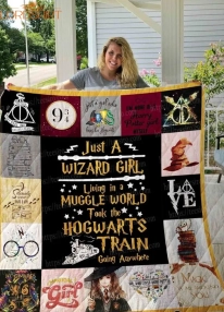 Harry Potter Girl Quilt Blanket 01