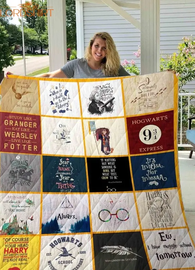 Harry Potter Hogwarts Express Quilt Blanket Great Customized Blanket Gifts For Birthday Christmas Thanksgiving