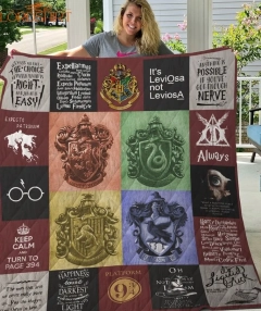 Harry Potter Quilt Blanket For Fans Ver 12