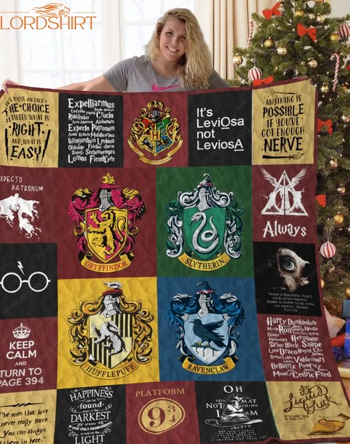 Harry Potter Quilt Blanket For Fans Ver 25