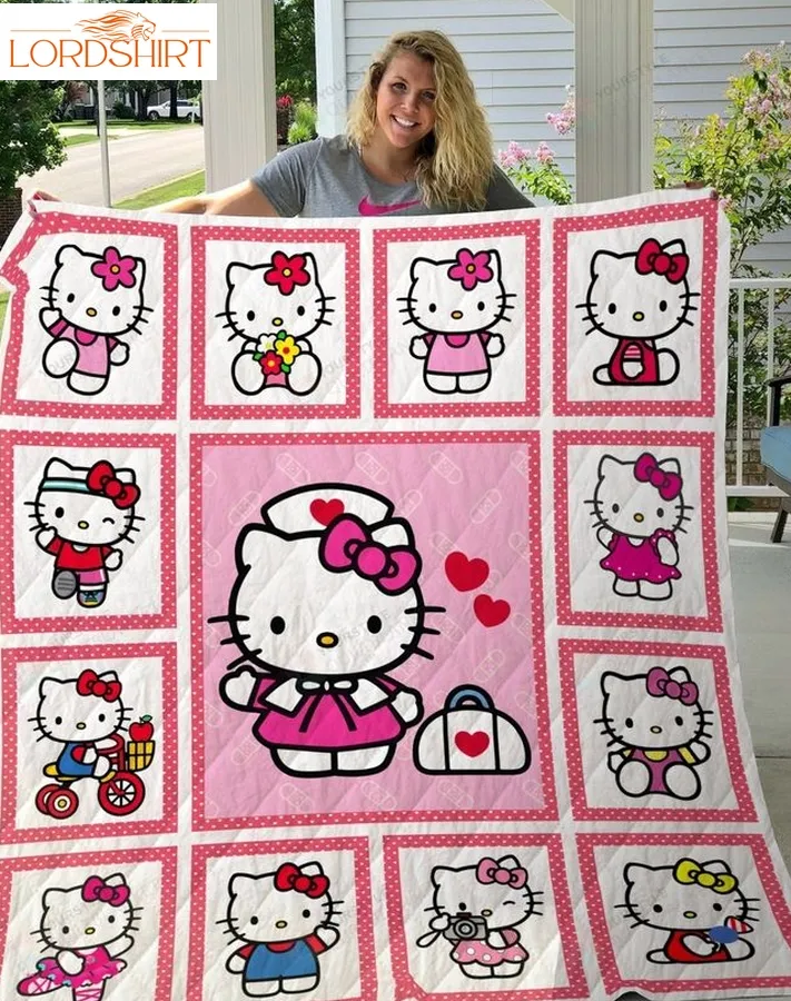 Hello Kitty Quilt Blanket