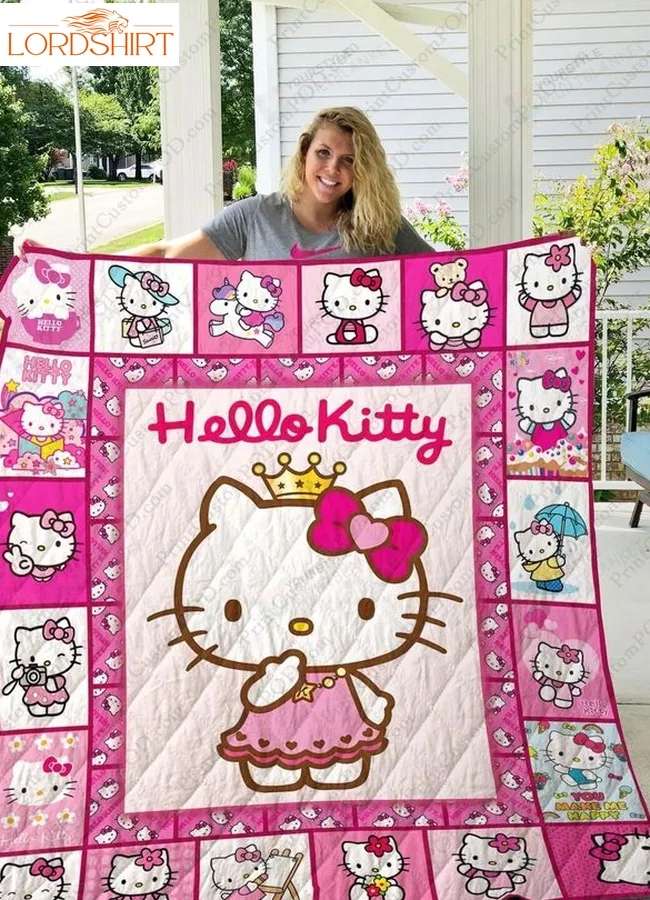 Hello Kitty Ver 231 Quilt Blanket