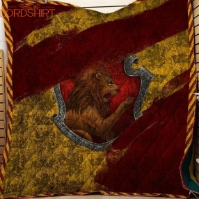 Hogwart House Gryffindor Harry Potter 3D Quilt Blanket