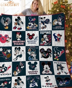 Houston Texans Disney Quilt Blanket