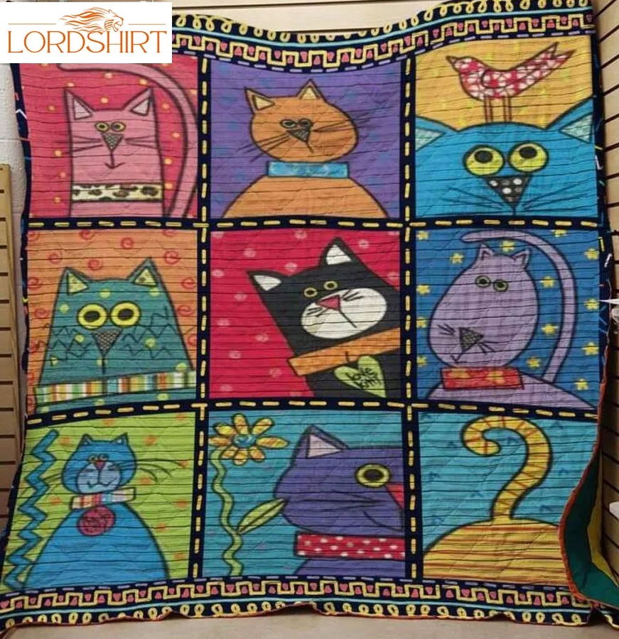 I Am Cat 3D Customized Quilt Blanket