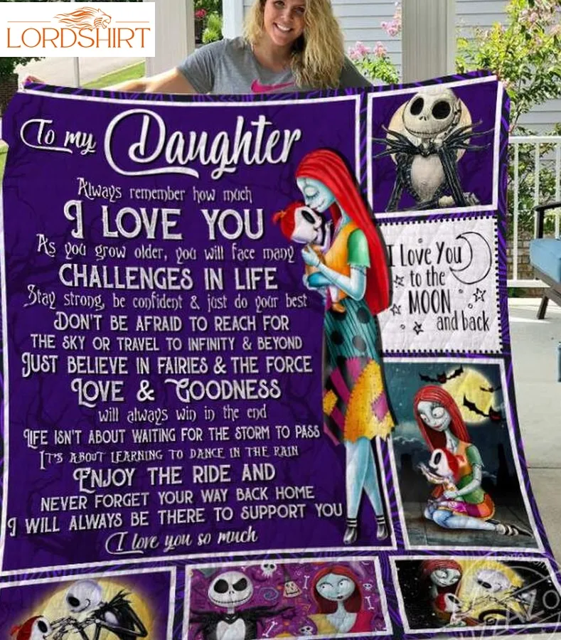 I Will Always Be There To Support You The Nightmare Before Christmas 3D Quilt Blanket