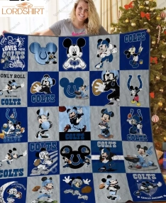 Indianapolis Colts Disney Quilt Blanket