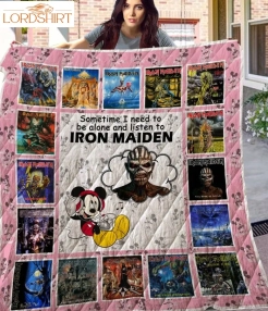 Iron Maiden Mickey 3D Customized Quilt Blanket