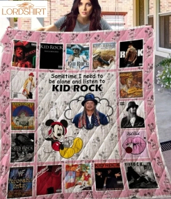 Kid Rock Mickey 3D Customized Quilt Blanket