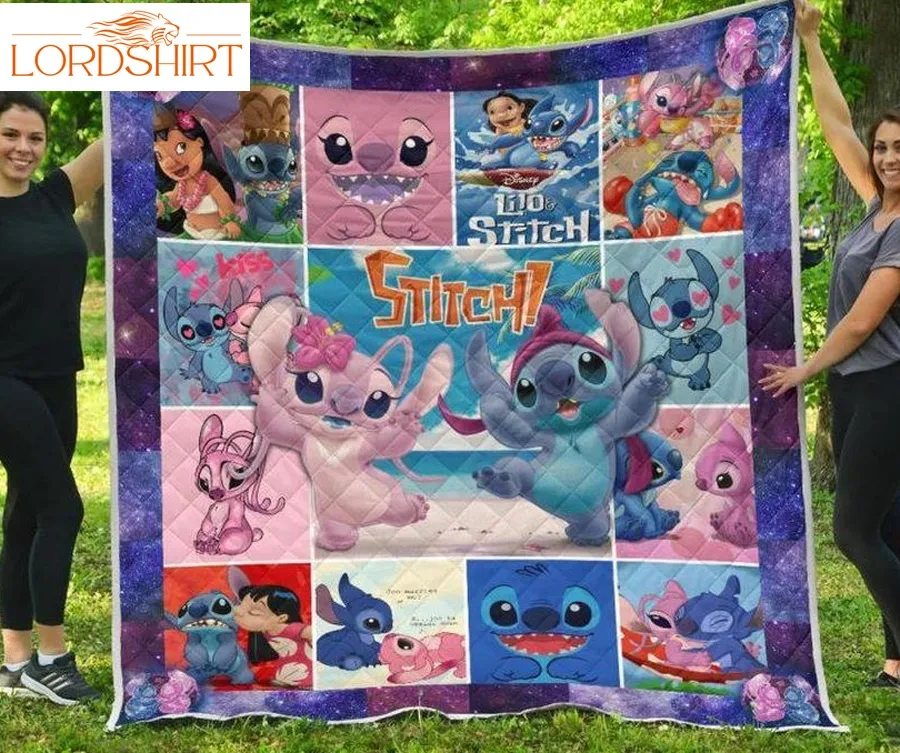 Lilo And Stitch 3D Customized Quilt