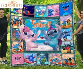 Lilo And Stitch 3D Quilt Blanket