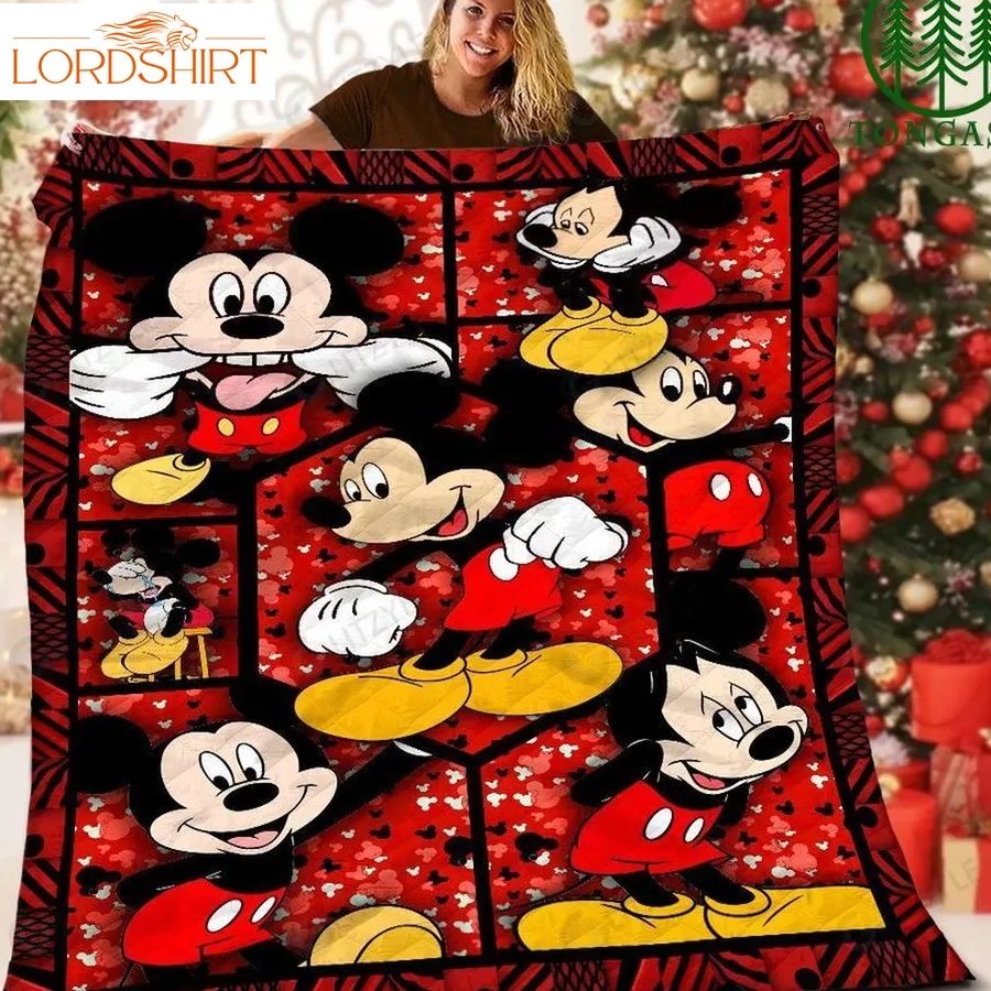 Limited Edition Mickey Emotion Quilt Blanket