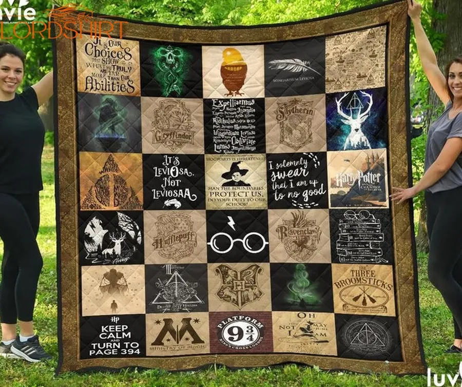 Ll &8211 Harry Potter Quilt Blanket