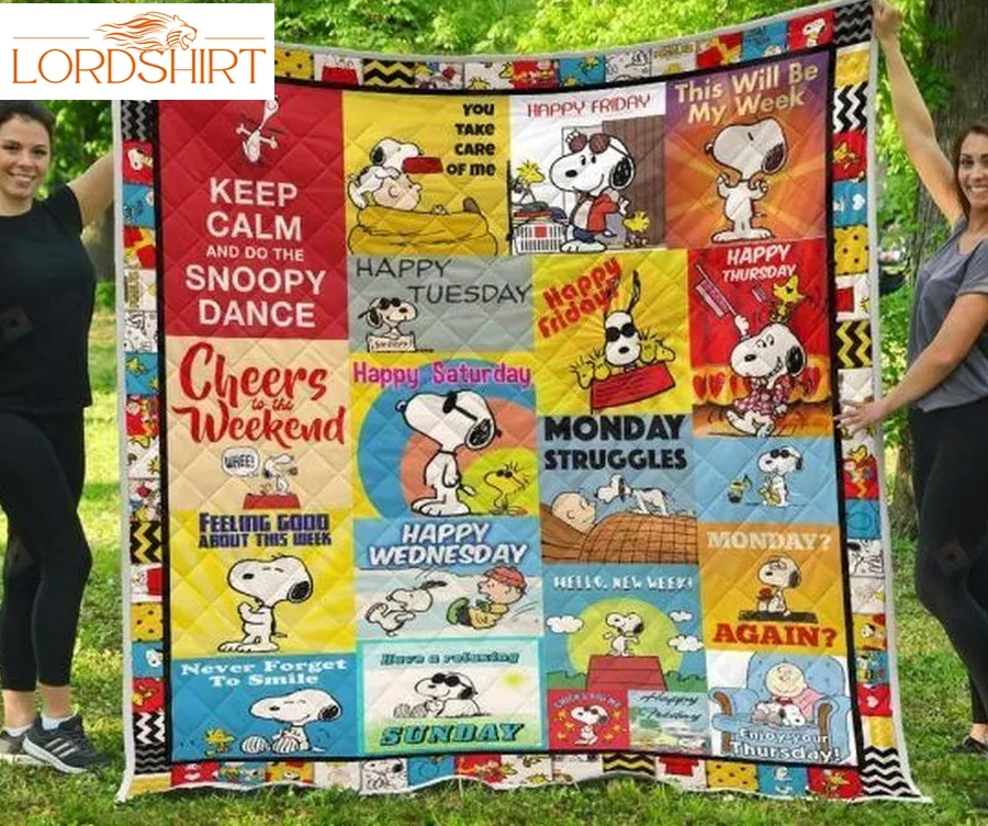 Ll &8211 Snoopy Quilt Blanket