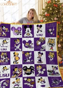 Lsu Tigers Disney Quilt Blanket