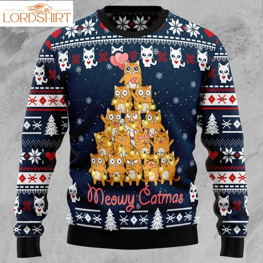 Meowy Catmas Tg5116 Ugly Christmas Sweater