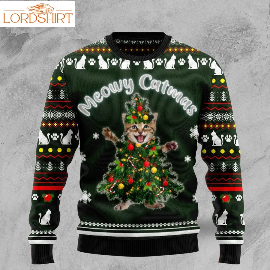 Meowy Catmas Ty299 Ugly Christmas Sweater