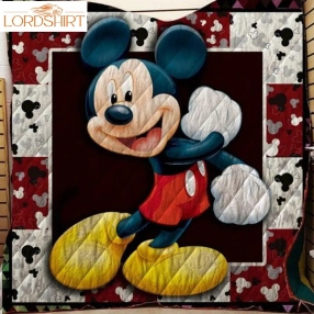 Mickey 3D Customized Quilt Blanket