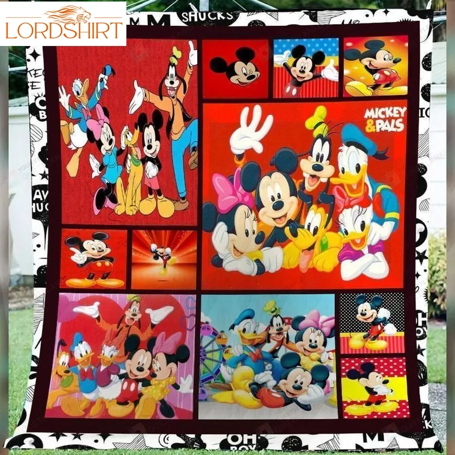 Mickey &Ampamp Friends Quilt Blanket