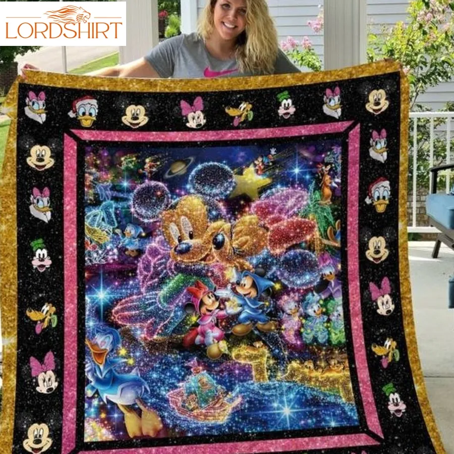 Mickey And Friends 3D Customized Quilt Blanket