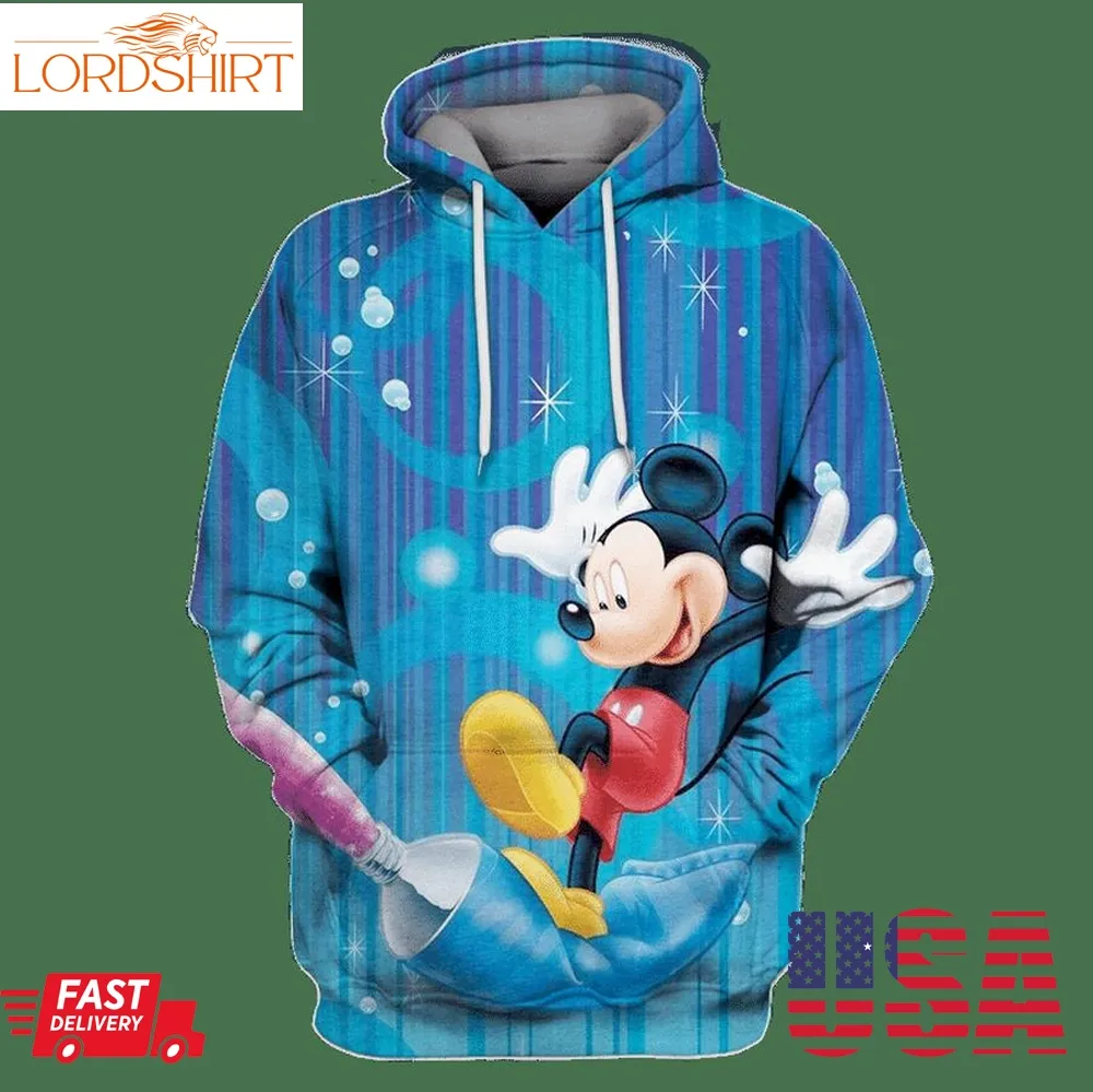 Mickey And Minnie Mouse Full Over Print 0359 Hoodie And Zipper