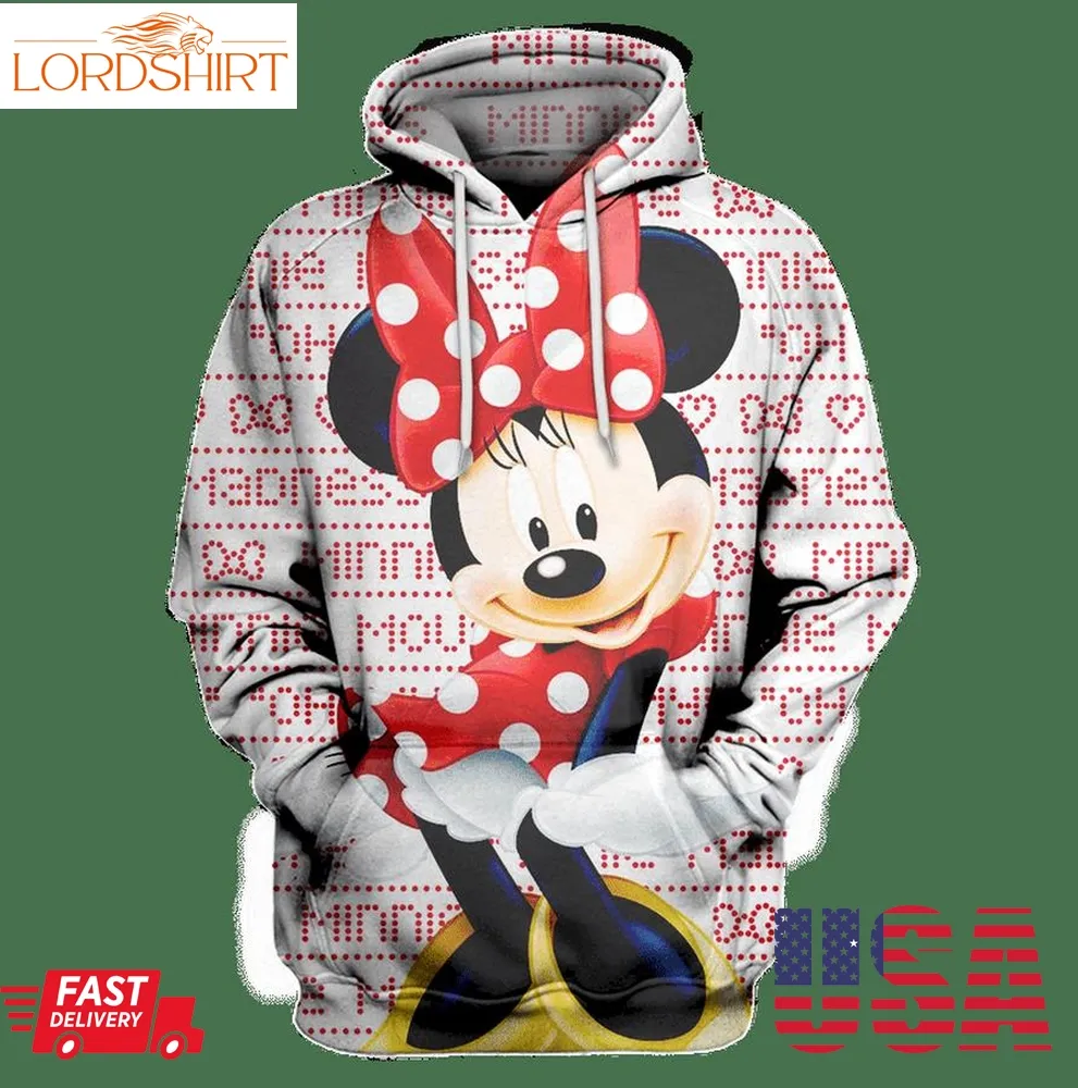 Mickey And Minnie Mouse Full Print 0683 Hoodie And Zipper Men Women