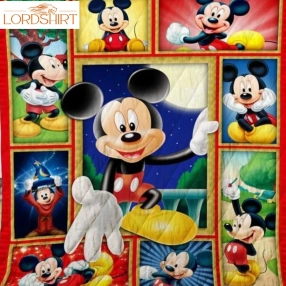 Mickey Beautiful Summer 3D Customized Quilt Blanket