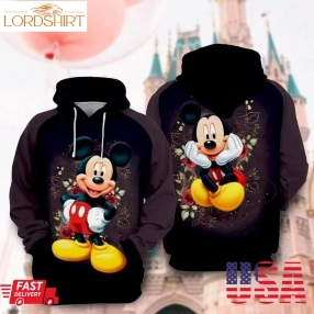 Mickey Breaking Bricks Wall Hoodie Sweater Shirt