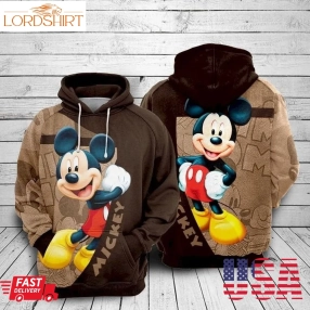 Mickey Comic Red Hoodie Sweater Shirt 090237