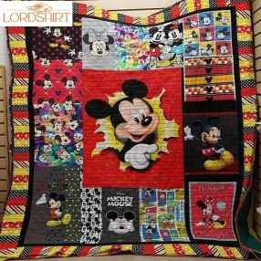 Mickey Fabric 3D Customized Quilt Blanket