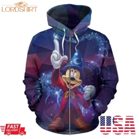 Mickey Fantasia 3D Hoodie For Men For Women All Over Printed Hoodie