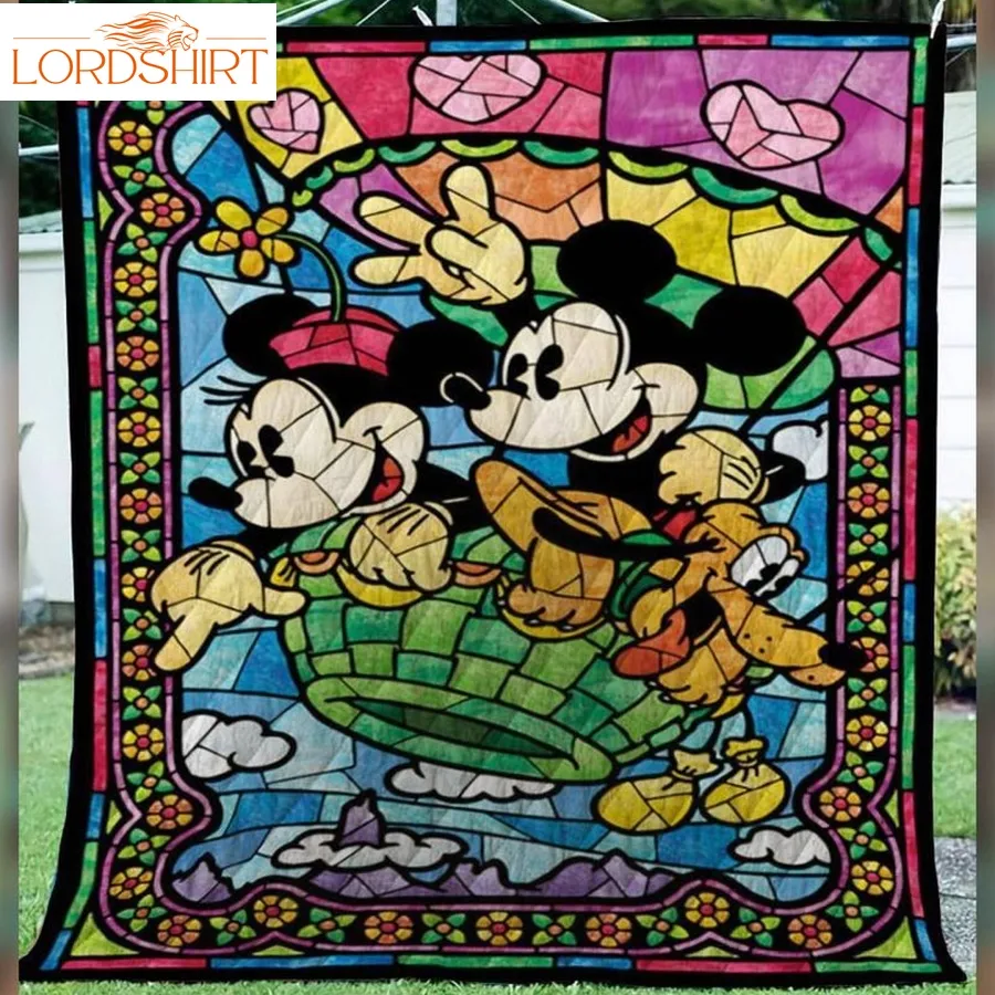 Mickey Minnie Customize Quilt Blanket