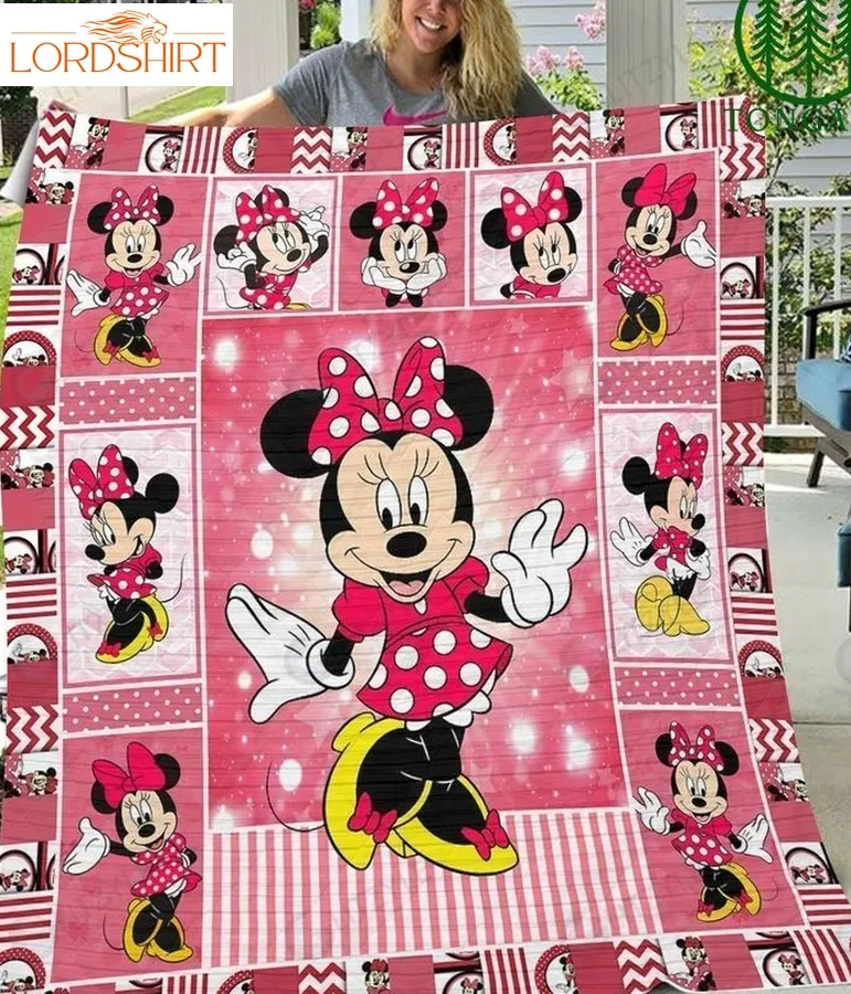 Mickey Minnie Donald Daisy Pluto Quilt Blanket