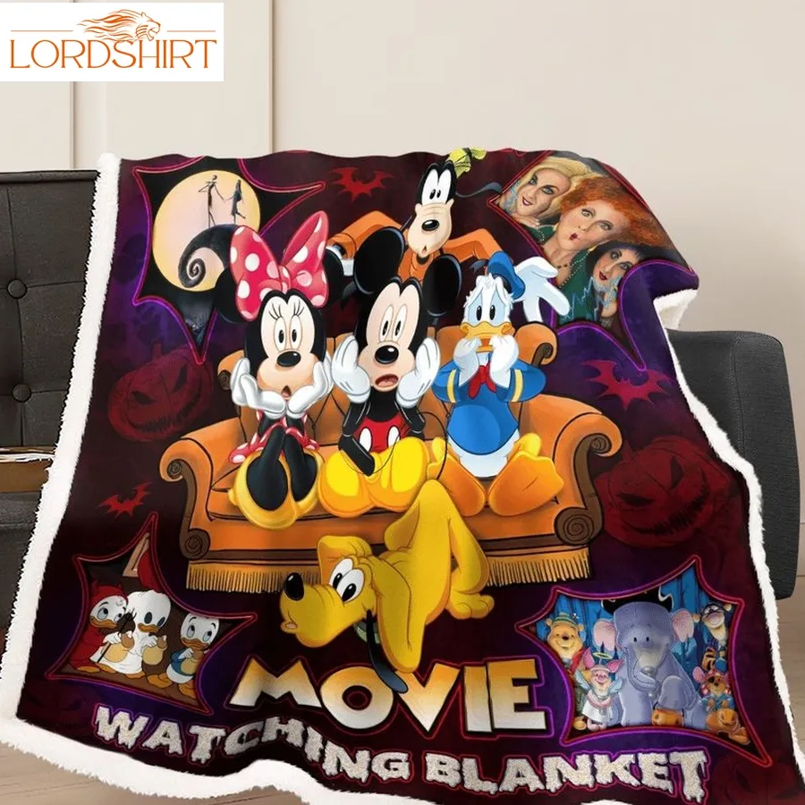 Mickey Mouse And Friends This Is My Halloween Horror Movie Watching Blanket