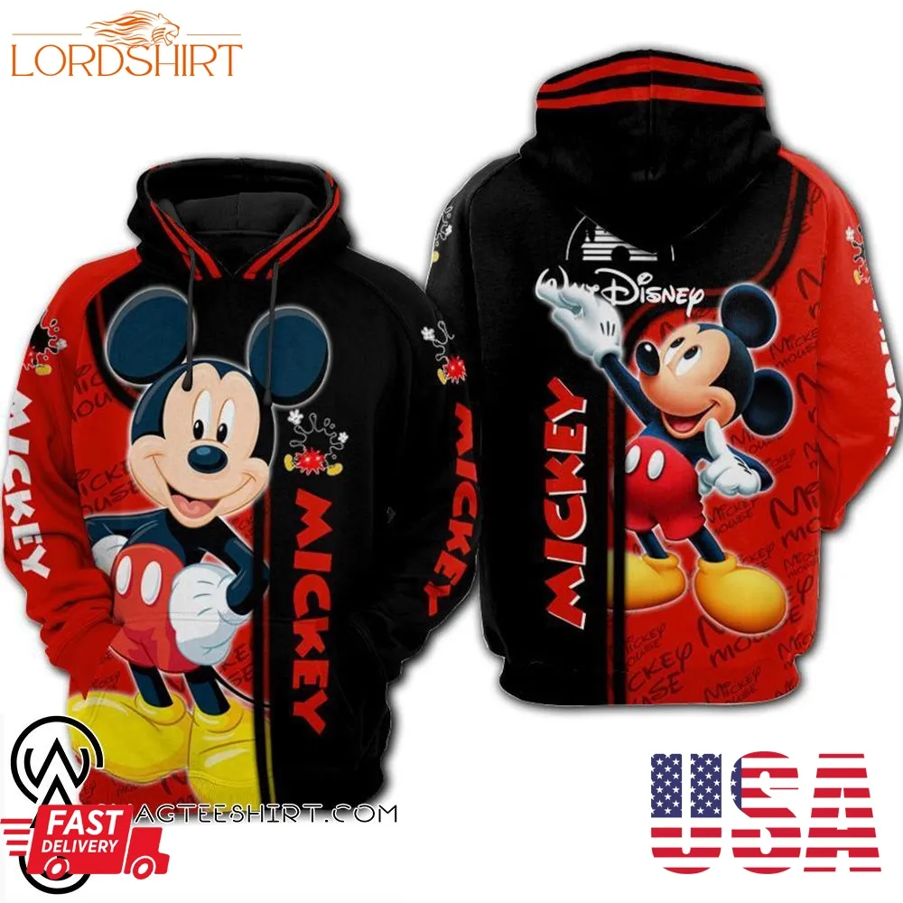 Mickey Mouse Disney Hoodie Sweatshirt Tshirt