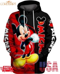 Mickey Mouse Exclusive Collection 3D Full Printing Hoodie Sweatshirt