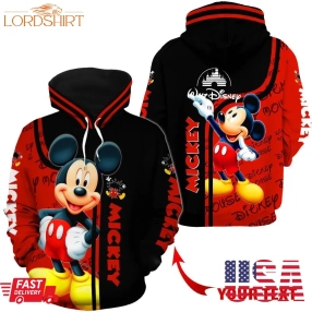 Mickey Mouse Gift Personalized Mickey Mouse Us Unisex Size Hoodie