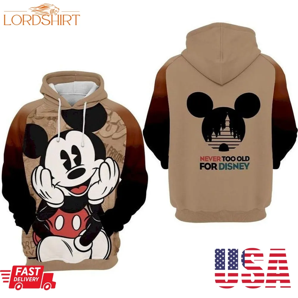 Mickey Mouse Noel Hoodie Sweater Shirt