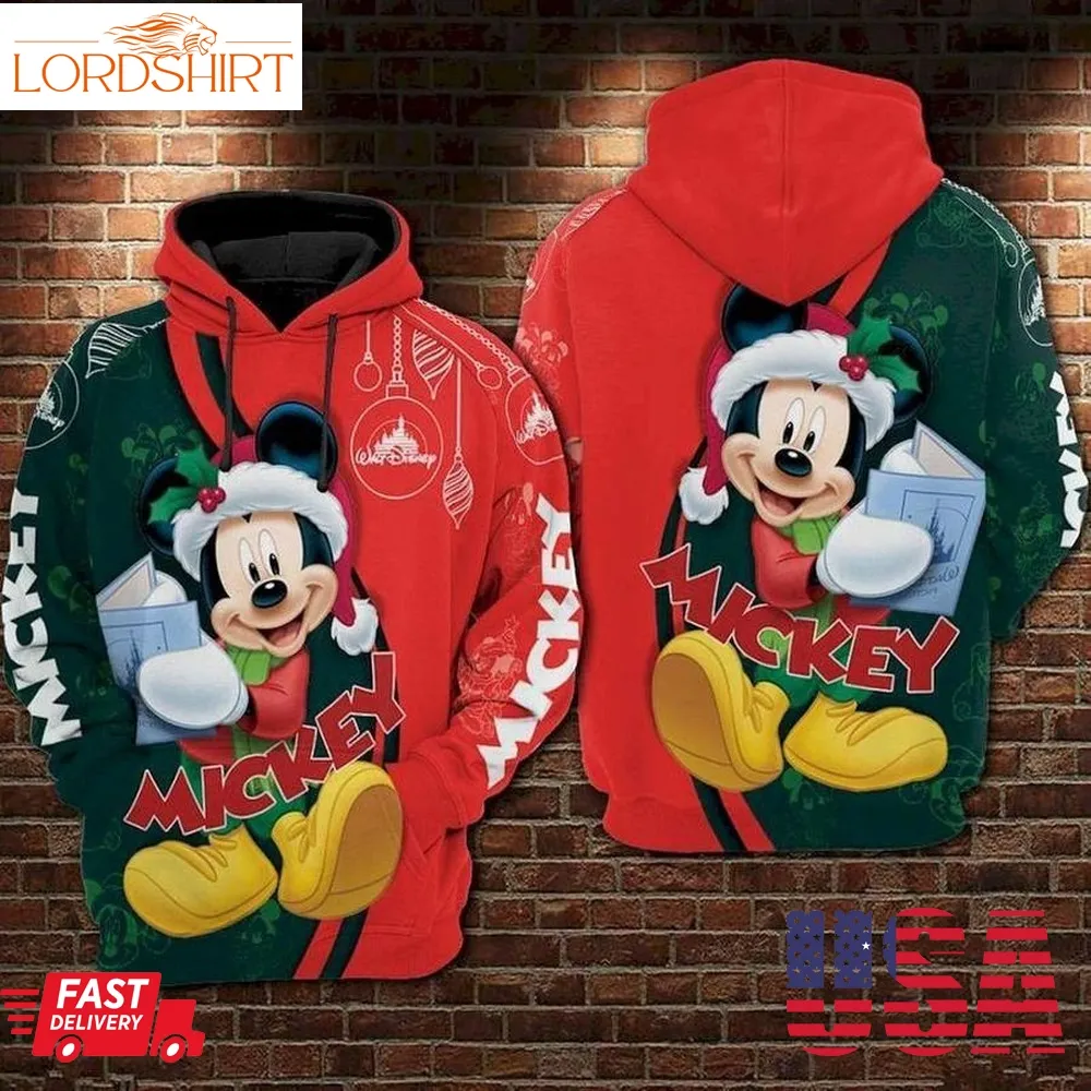 Mickey Mouse Pattern Hoodie Sweater Shirt