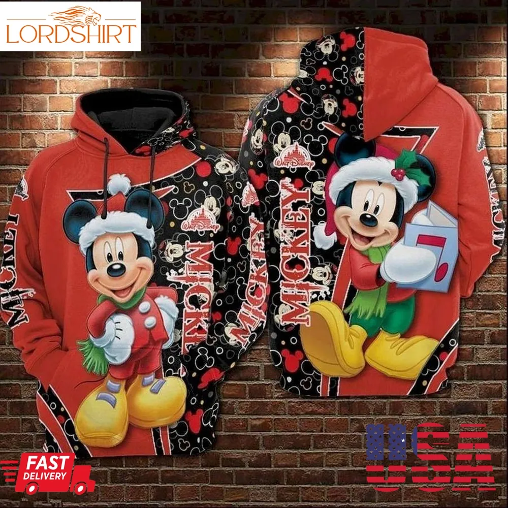 Mickey Mouse Wizard Stained Glass Style Hoodie Sweater Shirt