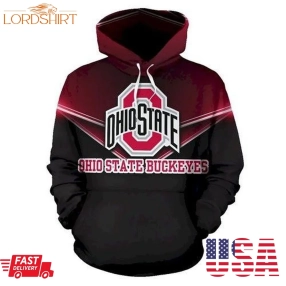 Mickey Ohio State Buckeyes Ncaa 3D Hoodie For Men For Women