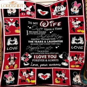 Mickey Stay Together 3D Customized Quilt Blanket