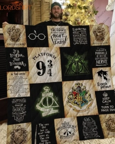 New Harry Potter Quilt Blanket